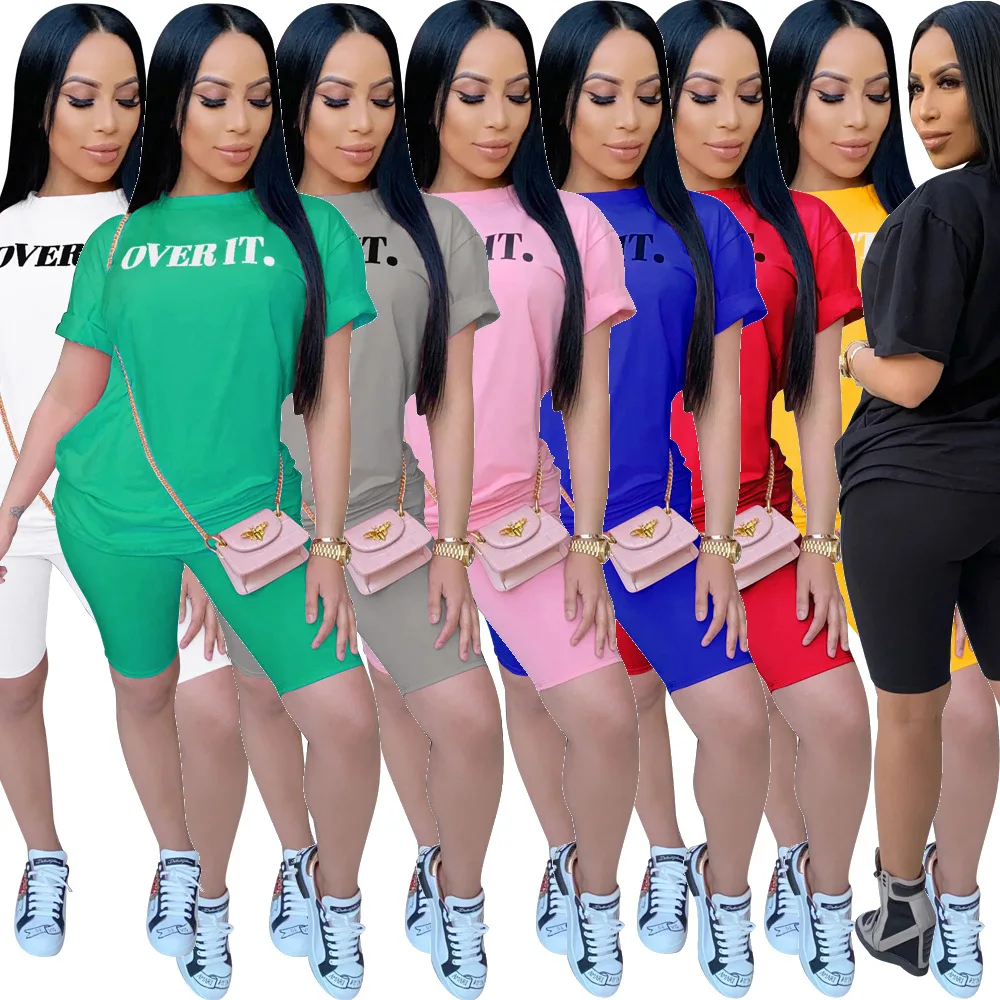 OVER IT sets for women summer sports tracksuits o-neck two pieces shorts clothing suits t shirts outfits clothes
OVER IT sets for women summer sports tracksuits o-neck two pieces shorts clothing suits t shirts outfits clothes