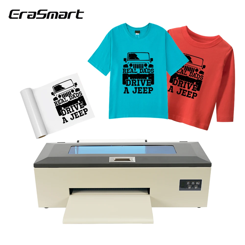 

EraSmart A3 30cm T Shirt Printer L1800 Xp600 1390 Print Head Impresora Printing Machine A3 Dtf Printer For Clothes