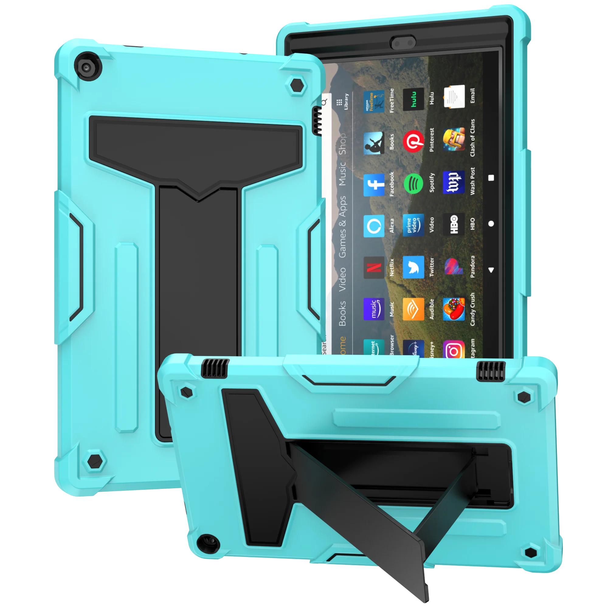 Silicone Shockproof PC Cover For Amazon Fire HD 10 Amazon Fire HD 8
Silicone Shockproof PC Cover For Amazon Fire HD 10 Amazon Fire HD 8