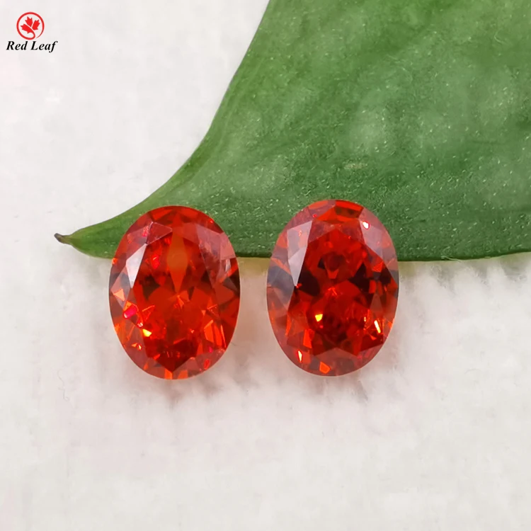 Machine Cutting Oval Shape Orange Red 5A Loose Gemstone Cz Stone Cubic Zirconia Gems
Machine Cutting Oval Shape Orange Red 5A Loose Gemstone Cz Stone Cubic Zirconia Gems