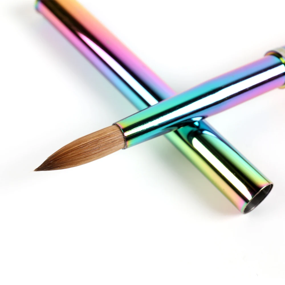 High Quality Painting Brush Personalized Black Rhinestone Handle Nail Acrylic Set Acrylic Nail Kolinsky Brush, Rainbow
High Quality Painting Brush Personalized Black Rhinestone Handle Nail Acrylic Set Acrylic Nail Kolinsky Brush, Rainbow