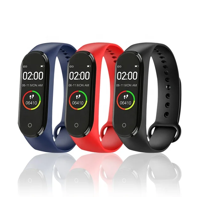 New Product Waterproof Heart Rate Monitor Sleep Smart Watch Bracelet Band Smartwatch M4, Black,blue,red
New Product Waterproof Heart Rate Monitor Sleep Smart Watch Bracelet Band Smartwatch M4, Black,blue,red