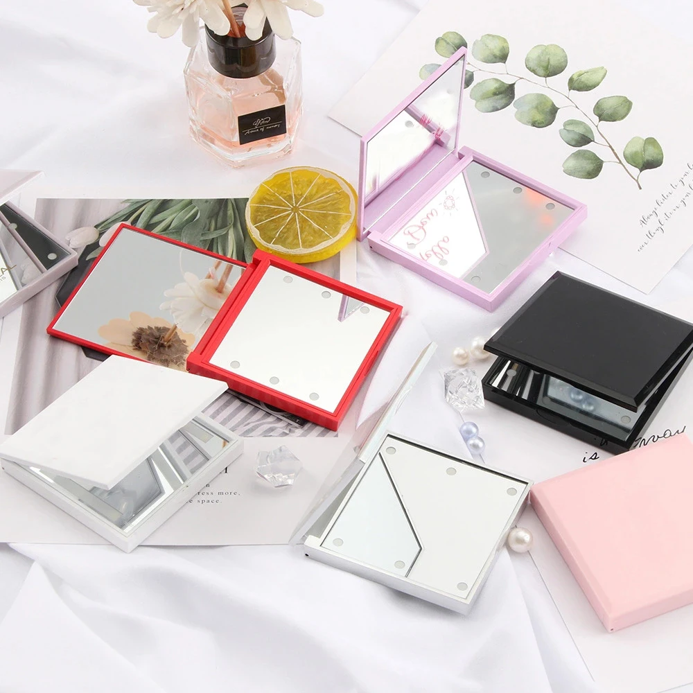 chand cosmetic Newest Small Portable Led Pocket Mirror 8 Led Lights Travel Mirror cheap For Girls
chand cosmetic Newest Small Portable Led Pocket Mirror 8 Led Lights Travel Mirror cheap For Girls