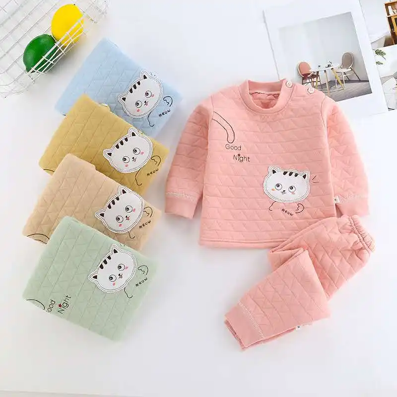 Chinese Manufacturer children's dressing gown autumn and winter thickened warm pajamas two-piece suit wholesale, Picture shows
Chinese Manufacturer children's dressing gown autumn and winter thickened warm pajamas two-piece suit wholesale, Picture shows