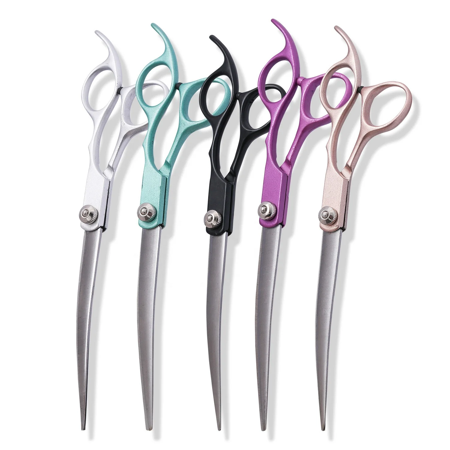 Professional Stainless Steel Home Cutting Curved Thinning Shear Kit Pet Curved Dog Grooming Scissors
Professional Stainless Steel Home Cutting Curved Thinning Shear Kit Pet Curved Dog Grooming Scissors