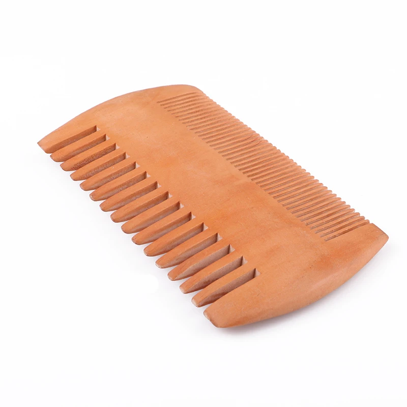 Hot Sale Fine Coarse Teeth Anti Static Custom Small Wooden Mustaches Comb Mens Beard Pocket Comb