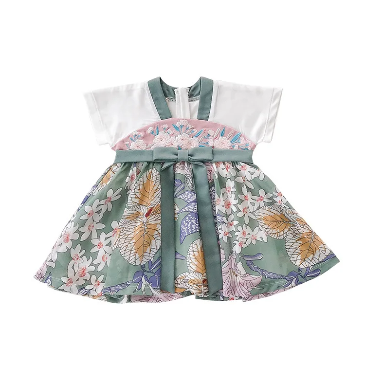 Summer Baby Costume Children's Tang Suit Little Girl Retro Improved Dress Girls' Hanfu Chinese Style
Summer Baby Costume Children's Tang Suit Little Girl Retro Improved Dress Girls' Hanfu Chinese Style