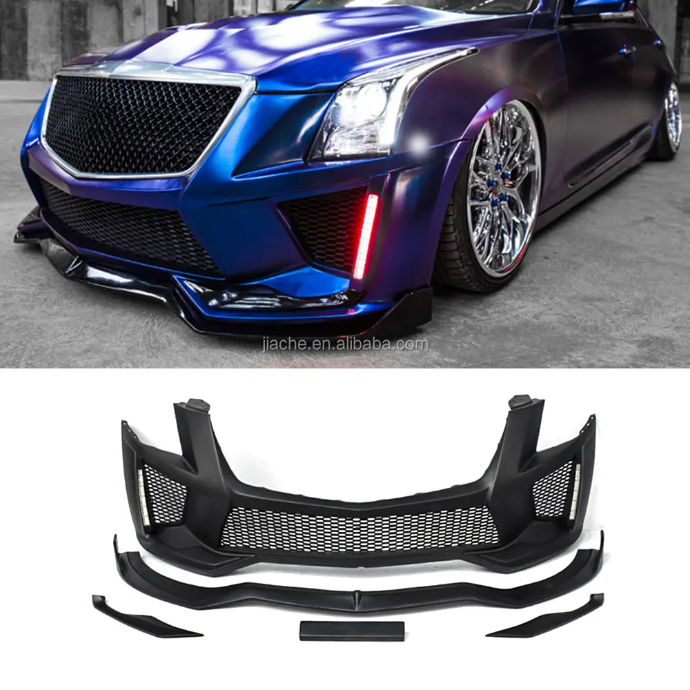 Front Bumper Racing Mesh Grills Cover For Cadillac Ats 2014 2017 Ats V