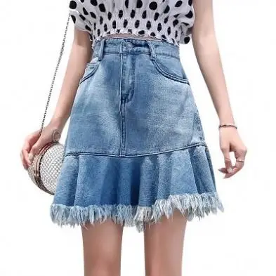 China factory hot sale denim MINI skirt fish tail ruffles special cutting rajasthani sexy girl picture tassel dress women party
China factory hot sale denim MINI skirt fish tail ruffles special cutting rajasthani sexy girl picture tassel dress women party