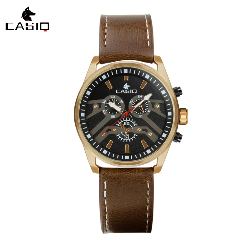 Rolojes CASIQ Men Wristwatch High Quality PU Leather Analog Calendar Wrist Watch Sports Quartz Watches For Men
Rolojes CASIQ Men Wristwatch High Quality PU Leather Analog Calendar Wrist Watch Sports Quartz Watches For Men