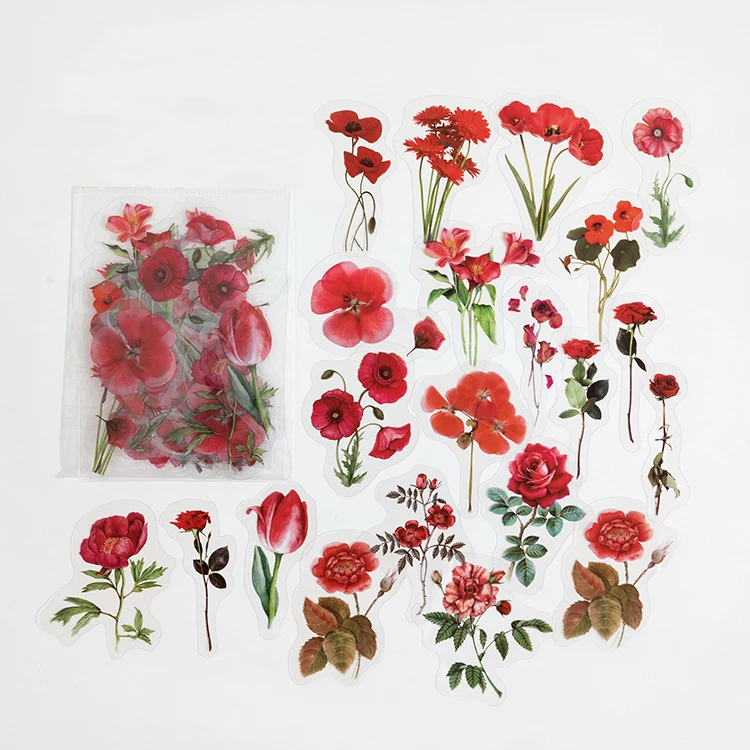 Transparent PET 40 PCS Decorative Natural Plant Decals Flower Stickers For Scrapbook Laptop
Transparent PET 40 PCS Decorative Natural Plant Decals Flower Stickers For Scrapbook Laptop