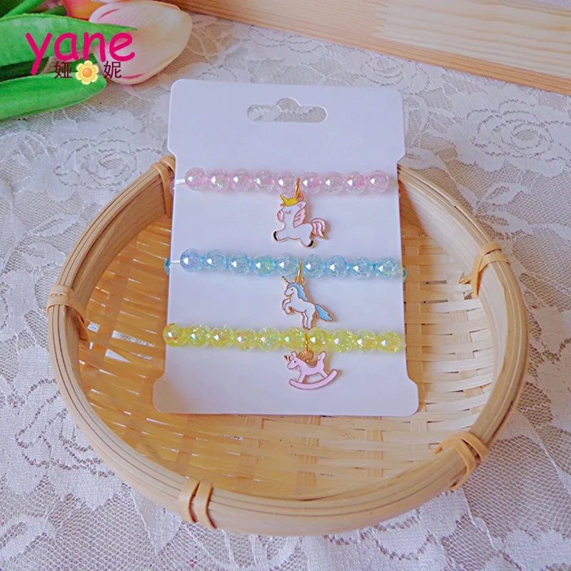 Children Unicorn Bracelets Set Girl Princess Beaded Cartoon Cute Girl Bracelets, Multi color
Children Unicorn Bracelets Set Girl Princess Beaded Cartoon Cute Girl Bracelets, Multi color