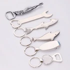 Manufacturer Custom Logo Acrylic Pvc Metal Ename Bottle Opener Keychain