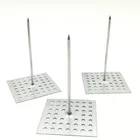 Aluminum Hvac Washers Factory Hvac Shipbuildings Perforated Base Insulation Nails Double Hole Washers Aluminum Pin