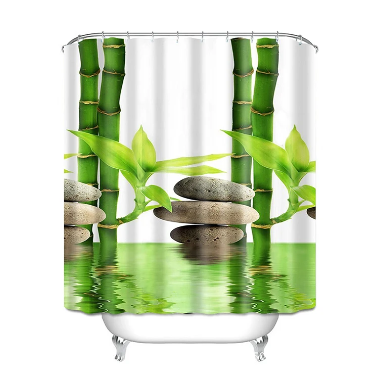 Zen Garden Theme Green Bamboo Spa Bath Washable 180x180 Custom 3D Polyester Shower Curtain
Zen Garden Theme Green Bamboo Spa Bath Washable 180x180 Custom 3D Polyester Shower Curtain