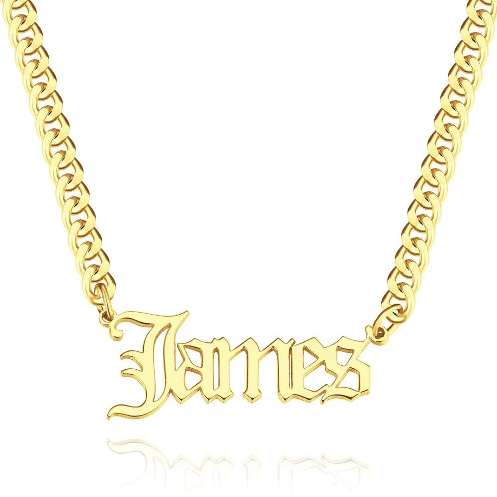 Personalized Mens Necklace Long Thick Chains Necklace Jewelry Men Cadena Cubana Men's Name Plate Necklaces
Personalized Mens Necklace Long Thick Chains Necklace Jewelry Men Cadena Cubana Men's Name Plate Necklaces