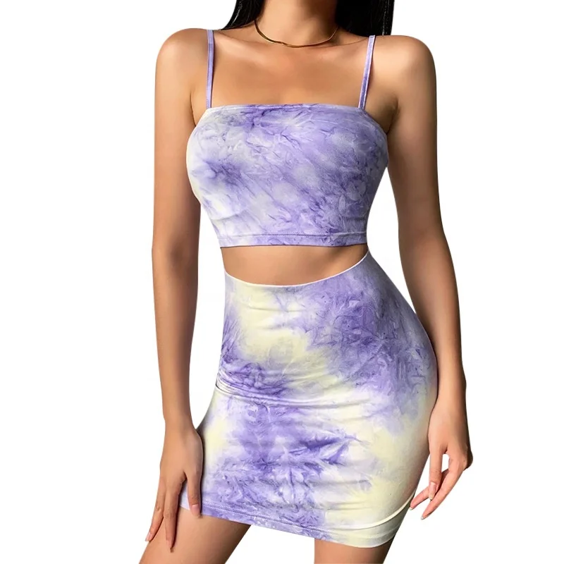 2020 Summer Trending Women Clothing Bodycon Cotton Tie Dye Two Piece Skirt Set, As picture or custom
2020 Summer Trending Women Clothing Bodycon Cotton Tie Dye Two Piece Skirt Set, As picture or custom