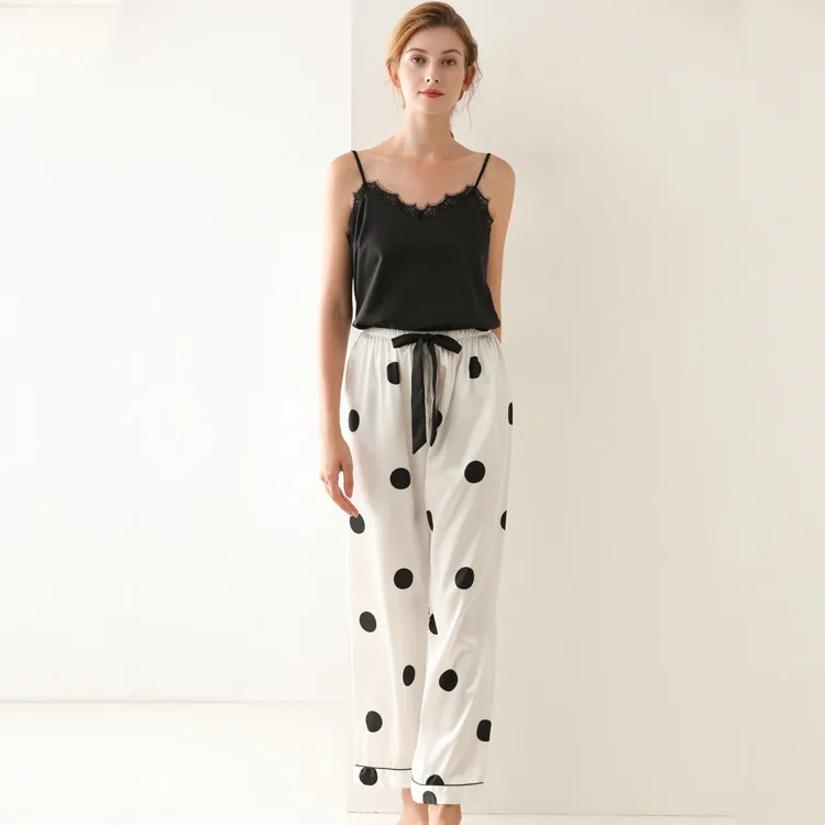 2020 Fall Fashion Womens Women Night Suit Pajama Sets Satin Sexy Lounge Wear Ladies Pajama Sets 2 Piece
2020 Fall Fashion Womens Women Night Suit Pajama Sets Satin Sexy Lounge Wear Ladies Pajama Sets 2 Piece