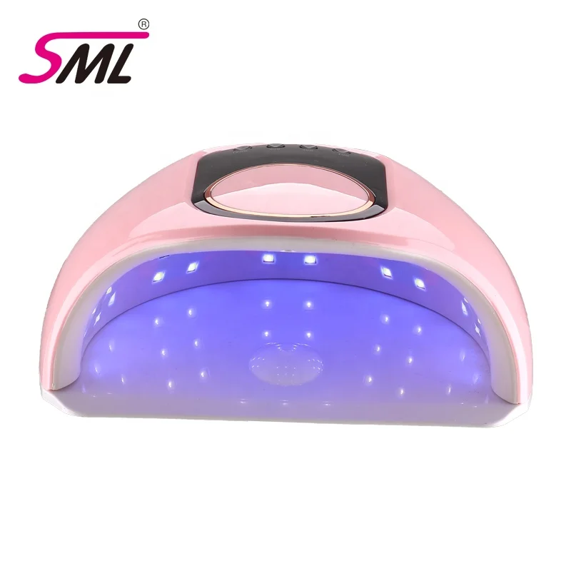SML Hot Sale professional 48 LED beads UV nail lamp dual light gel nail dryer with custom plug
SML Hot Sale professional 48 LED beads UV nail lamp dual light gel nail dryer with custom plug