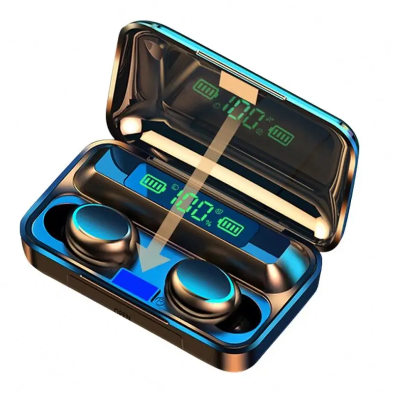 F9 Earbuds Tech Tok Touch Controldigital Display Headset Wireless Fingerprint Headphones F9-Cd Earphones
F9 Earbuds Tech Tok Touch Controldigital Display Headset Wireless Fingerprint Headphones F9-Cd Earphones