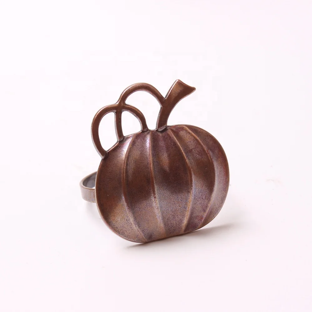 Metal Pumpkin Napkin Ring For Fall Season, Halloween Festival, All Hallow's Eve, Customized
Metal Pumpkin Napkin Ring For Fall Season, Halloween Festival, All Hallow's Eve, Customized