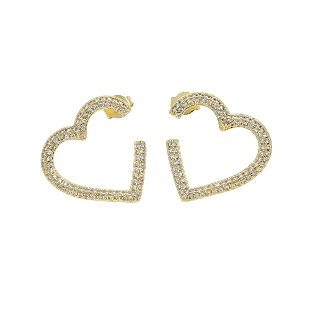 summer new fashion women jewelry delicate micro pave zirconia heart shaped huggie hoop earrings, Picture
summer new fashion women jewelry delicate micro pave zirconia heart shaped huggie hoop earrings, Picture