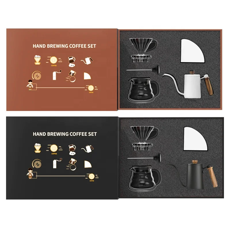 Nibu Coffee Set Glass Filter Cup Gift Box V60 Tea Sets Cafe Clever Dripper Hand Drip Kettle Pour Over Coffee Maker
Nibu Coffee Set Glass Filter Cup Gift Box V60 Tea Sets Cafe Clever Dripper Hand Drip Kettle Pour Over Coffee Maker