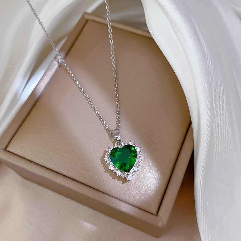 Wholesale Fashion Hot Sale Stainless Steel Inlaid Zircon Charm Heart Pendant Necklace Jewelry For Women
Wholesale Fashion Hot Sale Stainless Steel Inlaid Zircon Charm Heart Pendant Necklace Jewelry For Women