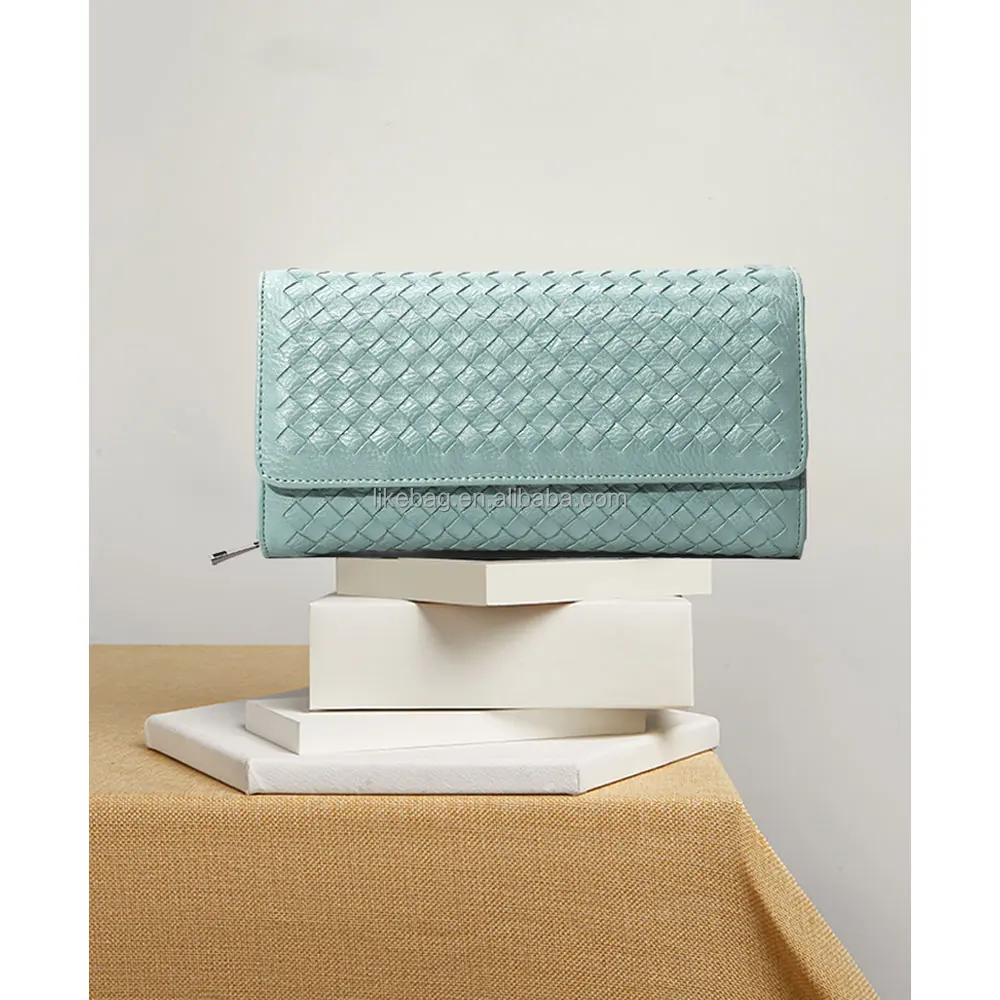 LIKEBAG fashion woven hand luxury PU leather multi-function large capacity ladies messenger one-shoulder portable wallet
LIKEBAG fashion woven hand luxury PU leather multi-function large capacity ladies messenger one-shoulder portable wallet