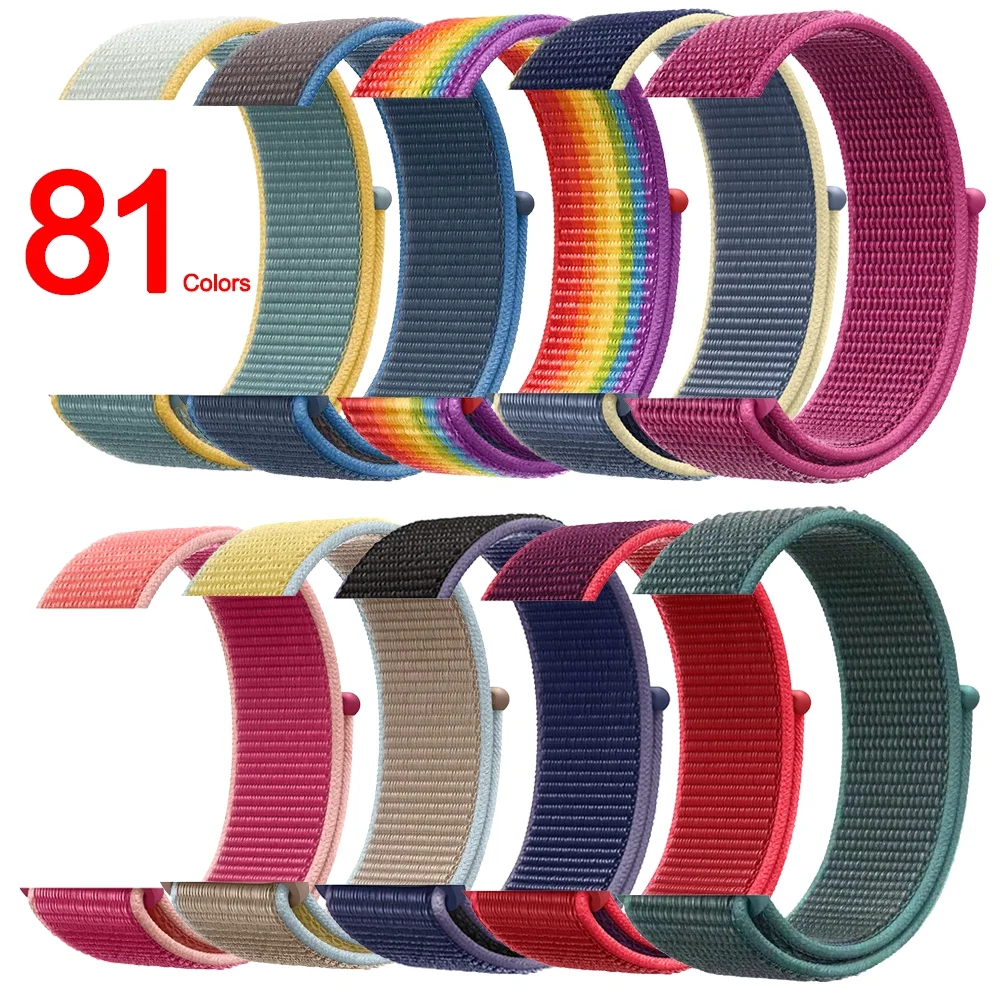 Lianmi Nylon Sport Loop Band For Apple Watch Breathable Nylon Loop Watch Strap For Iwatch Series 6/SE/5/4/3 40/44mm, Multi colors/as the picture shows
Lianmi Nylon Sport Loop Band For Apple Watch Breathable Nylon Loop Watch Strap For Iwatch Series 6/SE/5/4/3 40/44mm, Multi colors/as the picture shows