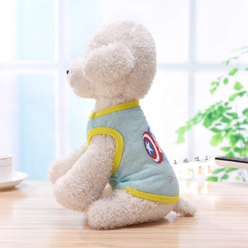 2021 Hot Sale Fashion Customized Pet Vest Teddy Sunscreen Clothes Puppy Dog Cartoon Mesh T-shirt Summer
2021 Hot Sale Fashion Customized Pet Vest Teddy Sunscreen Clothes Puppy Dog Cartoon Mesh T-shirt Summer