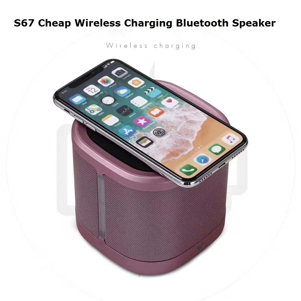 Wireless QI Charger Transmitter Blue tooth NFC Speaker With Alarm Clock - ANKUX.COM