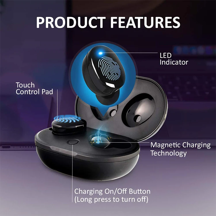 Hot Sale Wholesale TWS-880 Wireless Earbuds BT 5.0 Headset With Charging Case - ANKUX.COM