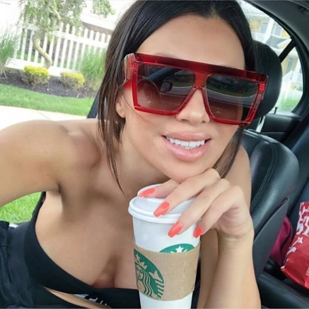 2021 Girls Trendy Sun Glasses Fashion Red Square Woman Shades Brand Oversize Oversized Men Wholesale Sunglasses for Women
2021 Girls Trendy Sun Glasses Fashion Red Square Woman Shades Brand Oversize Oversized Men Wholesale Sunglasses for Women