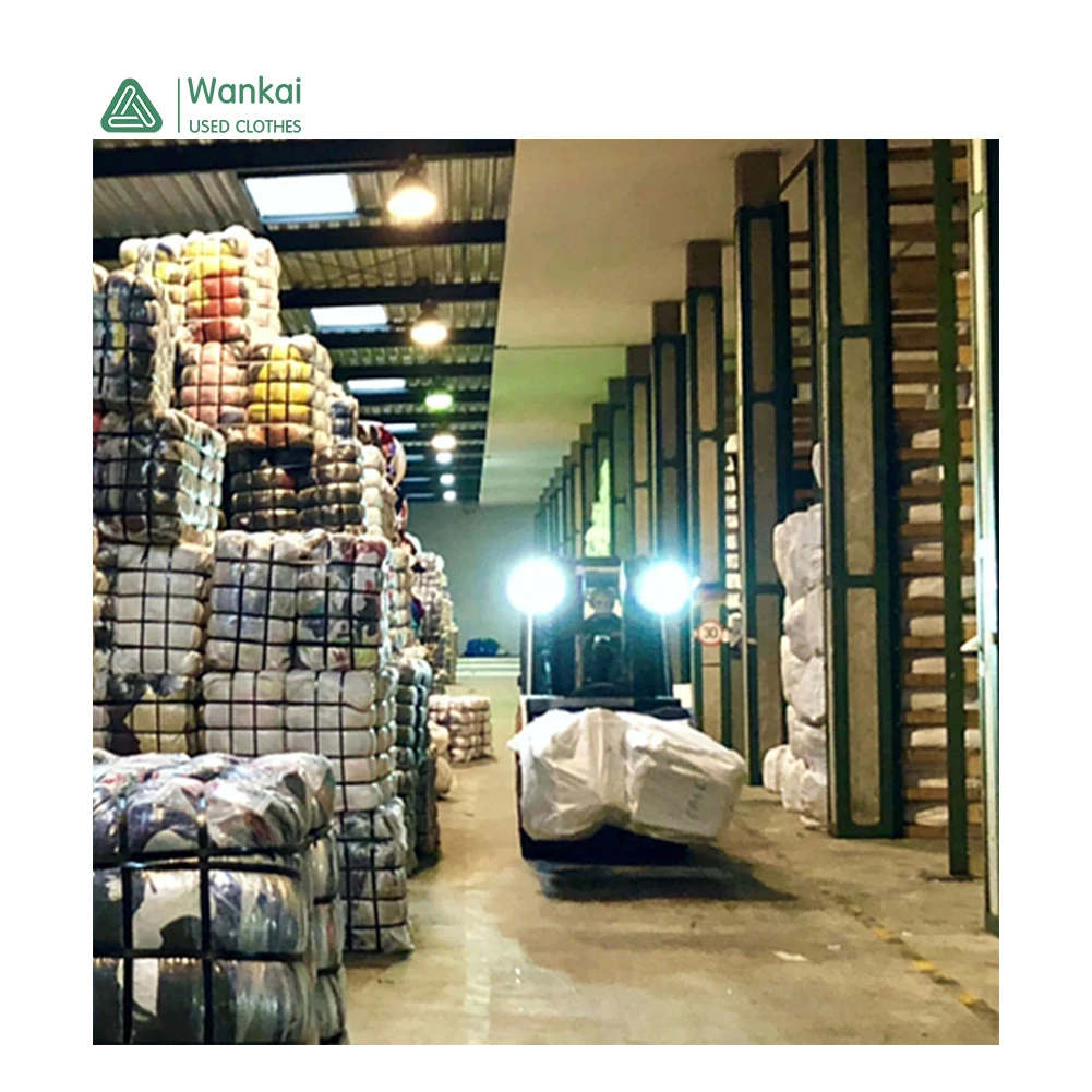 Wankai Apparel Manufacture Second Hand Clothing Mixed Bales, A Grade Brand Clothes Mixed Used Clothing, Mixed color
Wankai Apparel Manufacture Second Hand Clothing Mixed Bales, A Grade Brand Clothes Mixed Used Clothing, Mixed color