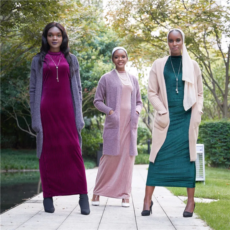 2020 wholesale new arrival knit sweater modern muslim clothing fashion islamic sweater cloth for ladies, 6 colors
2020 wholesale new arrival knit sweater modern muslim clothing fashion islamic sweater cloth for ladies, 6 colors