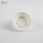 80mm Biodegradable Bagasse Coffee Cup Lid - pulp cup lid, customize pulp, molded pulp package