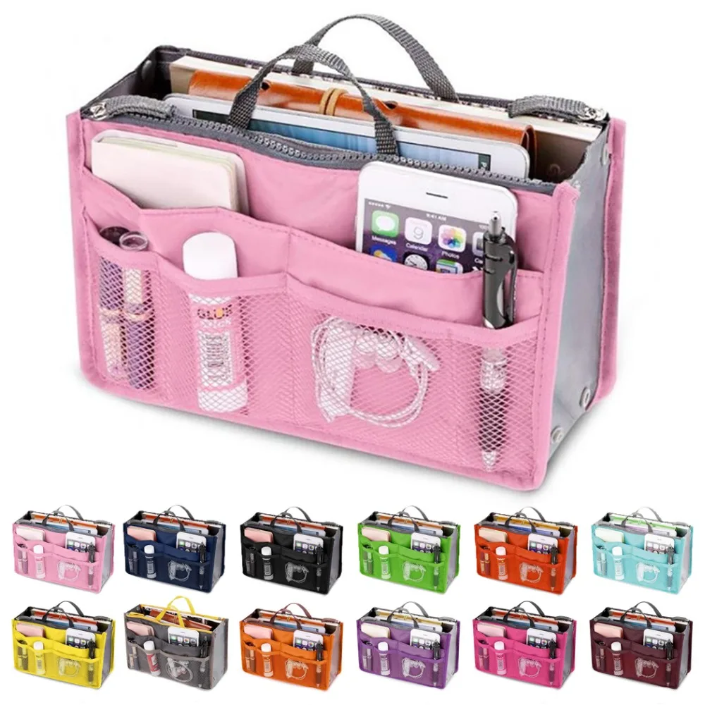 Cheapest Price Women Nylon Travel Insert Organizer Handbag Large liner Lady Makeup Cosmetic Bag
Cheapest Price Women Nylon Travel Insert Organizer Handbag Large liner Lady Makeup Cosmetic Bag
