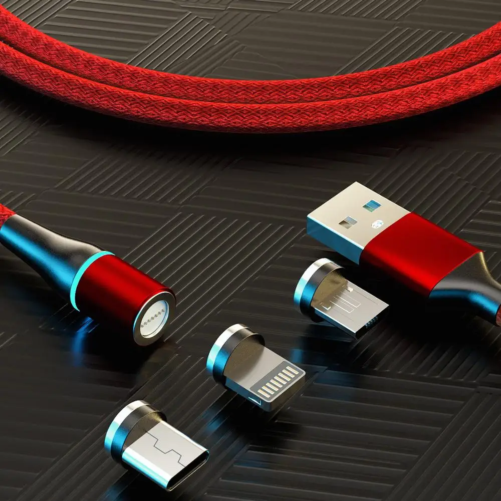 CFT-M235 Type-C Micro fast LED Magnetic usb cable charger with data transmission, Black/red/silver/blue
CFT-M235 Type-C Micro fast LED Magnetic usb cable charger with data transmission, Black/red/silver/blue