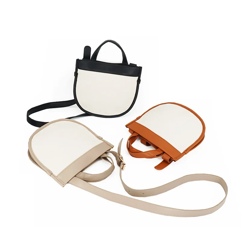 Women's bag 2021 New canvas stitching contrast color small potato horn shoulder messenger handbag distribution wholesale
Women's bag 2021 New canvas stitching contrast color small potato horn shoulder messenger handbag distribution wholesale