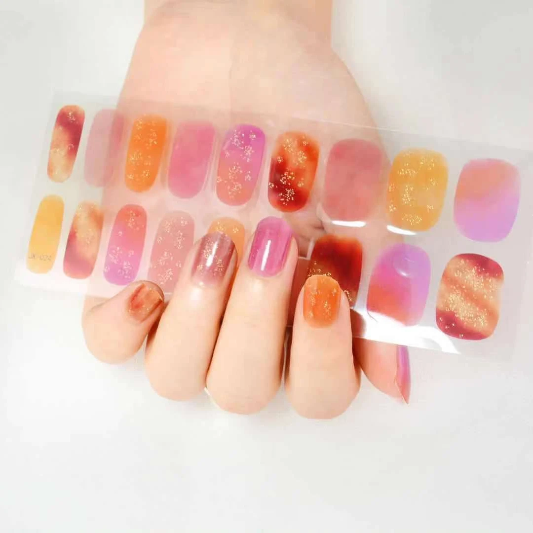 New products Semi Cured Gel Nail Polish Strips Adhesive Full Wrap Art Sticker Waterproof Nail Wrap with Nail File and S, Picture
New products Semi Cured Gel Nail Polish Strips Adhesive Full Wrap Art Sticker Waterproof Nail Wrap with Nail File and S, Picture