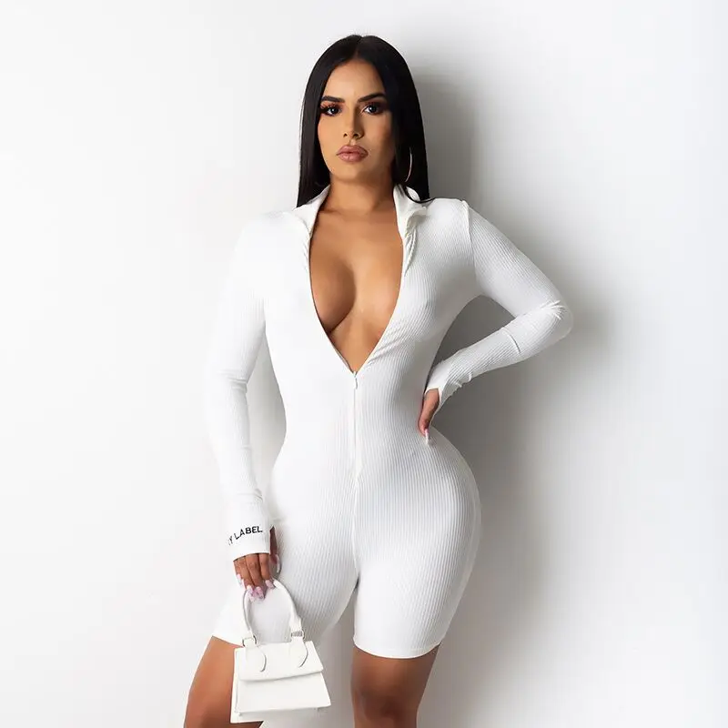 Cool Biker Shorts Turtleneck Full Sleeve 2020 Women Fitness Slim Rompers Zipper Bodysuit Skinny Jogger Jumpsuit, Picture color
Cool Biker Shorts Turtleneck Full Sleeve 2020 Women Fitness Slim Rompers Zipper Bodysuit Skinny Jogger Jumpsuit, Picture color