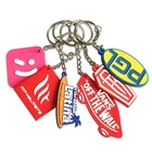 Rubber recycled Material Embossed 3D Soft PVC Keychain, PVC Key Chain, PVC Key Ring
