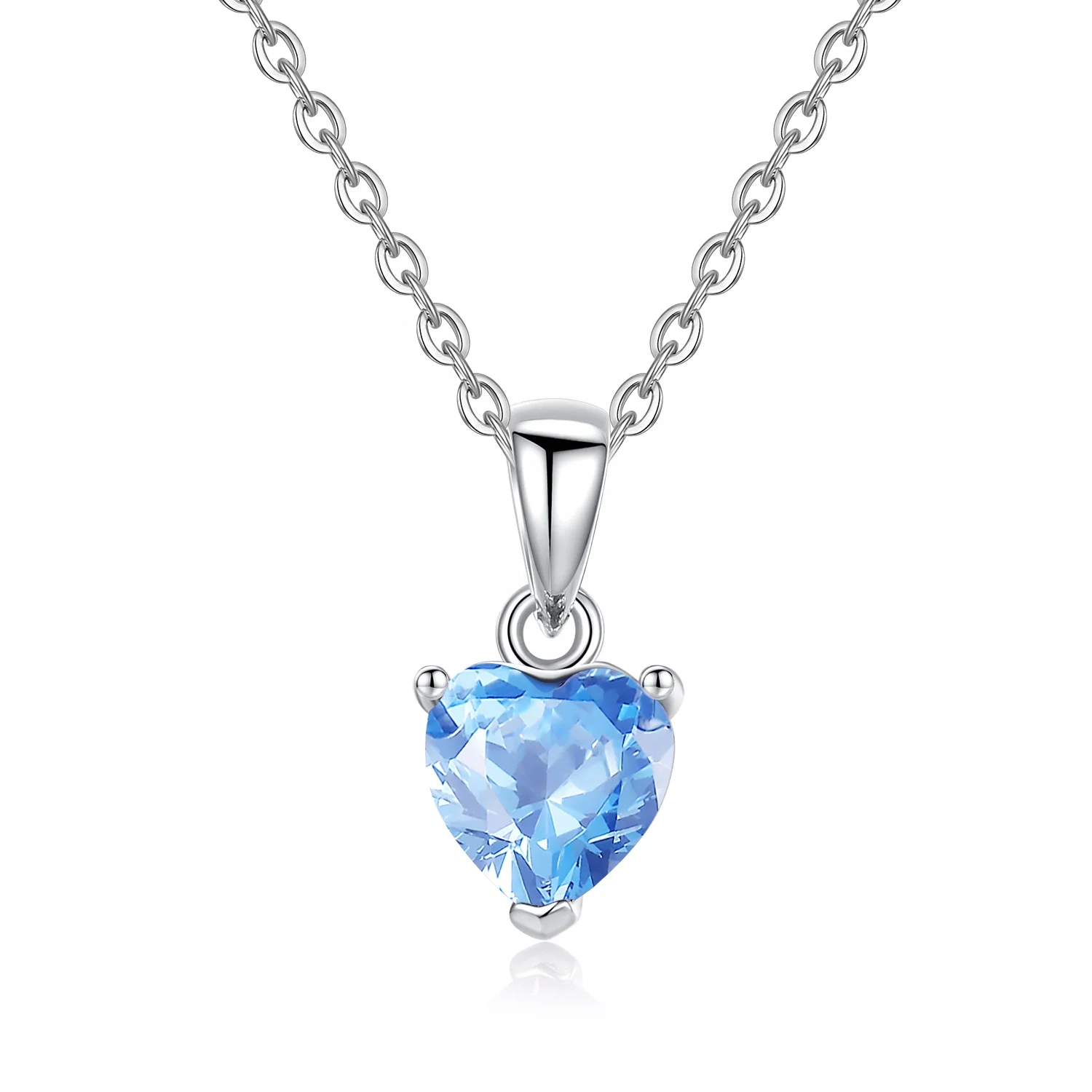Minimalist Birthstone Fine Custom Jewelry 925 Sterling Silver Heart Shaped Fashion Pendant Necklaces for Women
Minimalist Birthstone Fine Custom Jewelry 925 Sterling Silver Heart Shaped Fashion Pendant Necklaces for Women