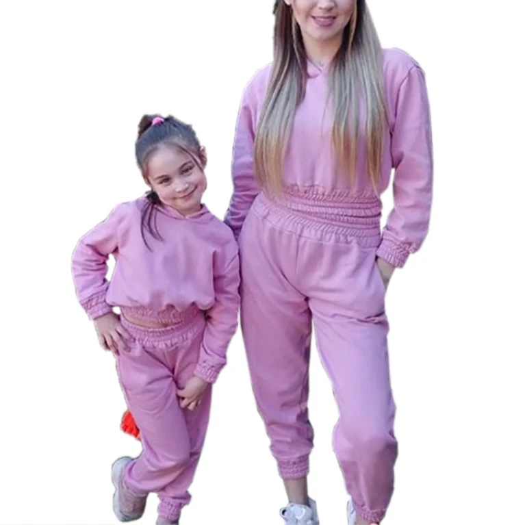 OEM 2 Piece Set Women Two Piece Pants Set Winter Outfits Stacked Joggers Kid Girl Winter Hoodie Sets Mommy and Me Tracksuit
OEM 2 Piece Set Women Two Piece Pants Set Winter Outfits Stacked Joggers Kid Girl Winter Hoodie Sets Mommy and Me Tracksuit