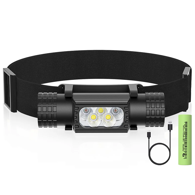 Factory New Arrival High Power Aluminum Alloy Material Bright Waterproof Rechargeable LED Head Light Headtorch
Factory New Arrival High Power Aluminum Alloy Material Bright Waterproof Rechargeable LED Head Light Headtorch