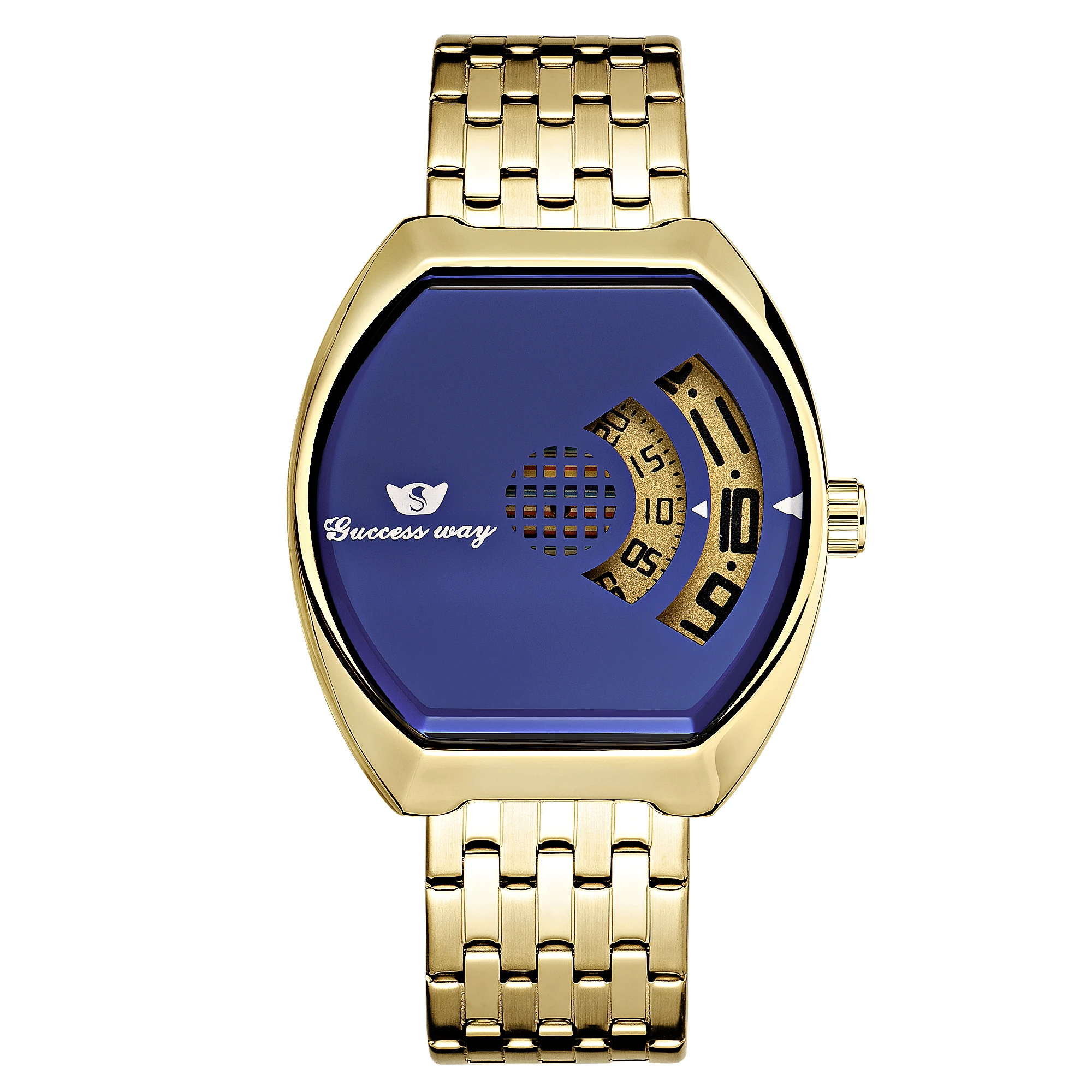 Bestwin Brand Luxury Gold Wrist Watches 2021 Men Unique Design Stainless Steel Waterproof Quartz Watch Wholesale
Bestwin Brand Luxury Gold Wrist Watches 2021 Men Unique Design Stainless Steel Waterproof Quartz Watch Wholesale