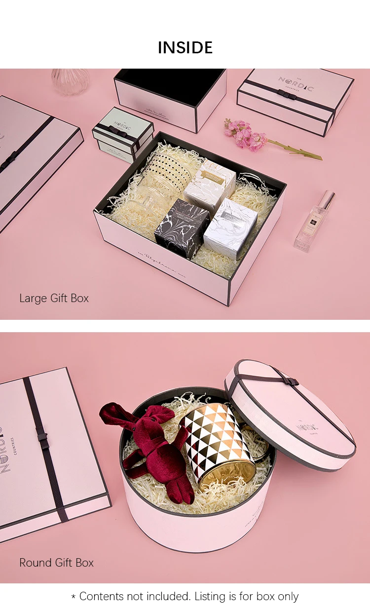 pink luxe gift box colorful box for bows hair gift box creative