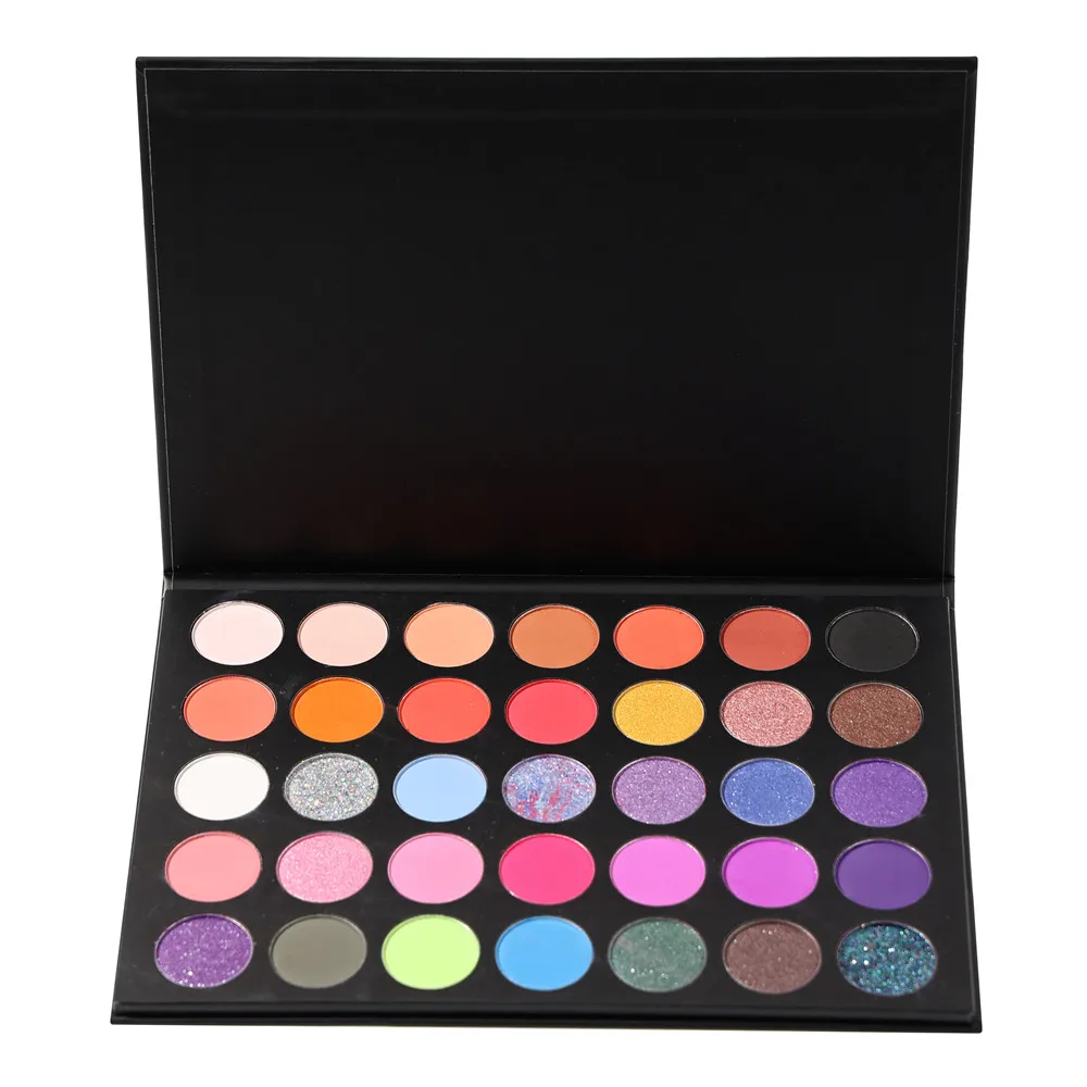 35 colors black eyeshadow palette private label waterproof long lasting makeup set eyeshadow palette
35 colors black eyeshadow palette private label waterproof long lasting makeup set eyeshadow palette