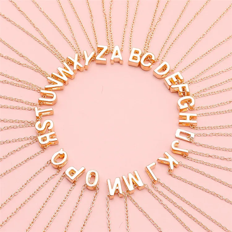 2021 New Elegant Temperament All-Match Boutique 26 Letter Clavicle Chain Uppercase English Letter Pendant Necklace, Picture shows
2021 New Elegant Temperament All-Match Boutique 26 Letter Clavicle Chain Uppercase English Letter Pendant Necklace, Picture shows